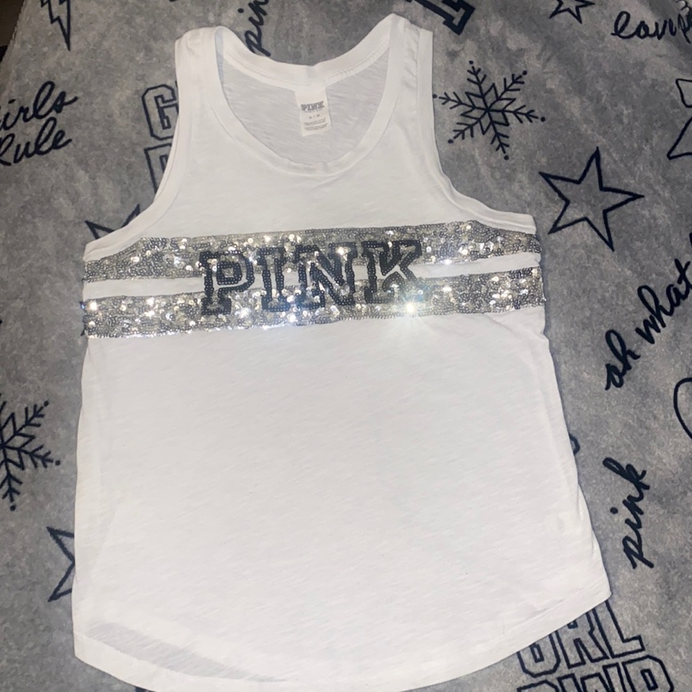 VIctoria’s Secret PINK blink muscle tank top.